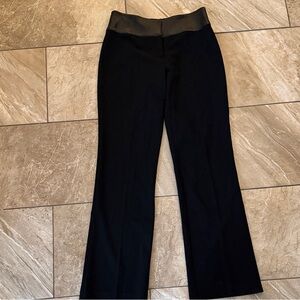 White House Black Market Classic Black Flare Pants